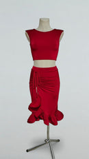 back tie dance top