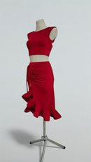 back tie dance top