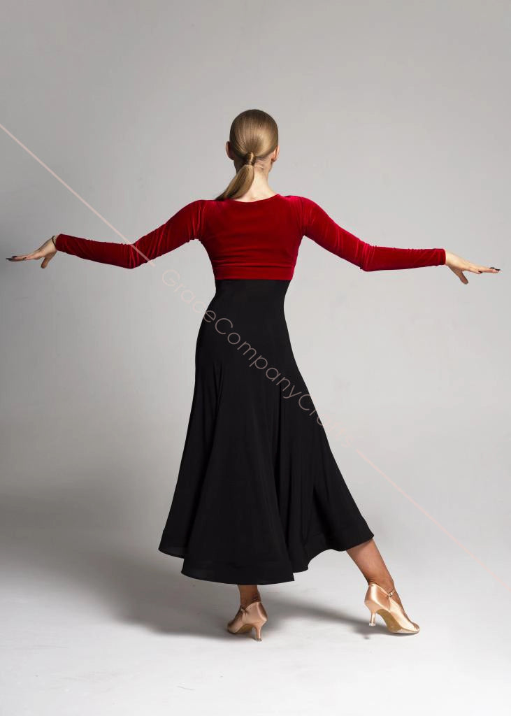 Ballroom dancing clothes. Long maxi dress for dancing 2X