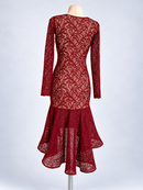 Guipure lace dress back view