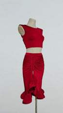 back tie dance top