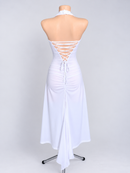 Lace-up open back view
