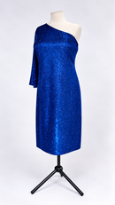 Knee-length latin dress three-quarter view