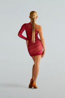 Salsa Dress Red in Color: Dance with Elegance and Passion