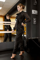 High-waisted dance pants