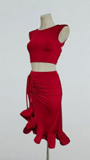 back tie dance top