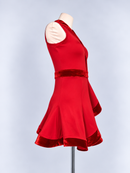 Modest dance dress side profile
