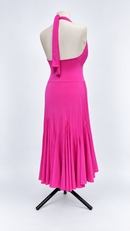 Tango dress angled back view