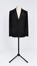 Black men's ballroom dance jacket front