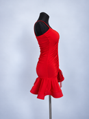 Short dance dress side profile
