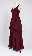 Ballroom gown three-quarter view