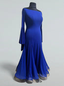 blue standard dance dress