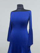 blue standard dance dress
