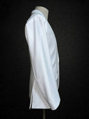 White Men's Dance Jacket – Classic Ballroom Style Blazer