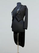 Black Tailcoat Jacket for Women – Satin Trim Dance Frac