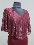 burgundy tango dress