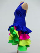 colorful latin dance costume