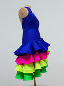 colorful latin dance costume