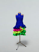 colorful latin dance costume