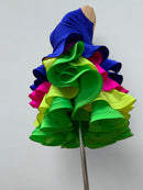 colorful latin dance costume