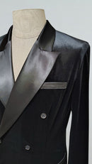 black velvet dance jacket