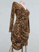 leopard latin practice dress