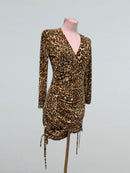 leopard latin practice dress