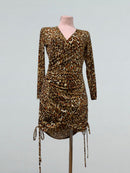 leopard latin practice dress