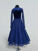 royal blue girls ballroom dress