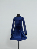 royal blue girls ballroom dress