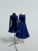 royal blue girls ballroom dress