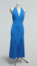 long godet skirt dress