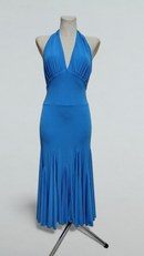 long godet skirt dress