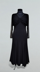 long sleeve standard dance dress