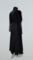 long sleeve standard dance dress
