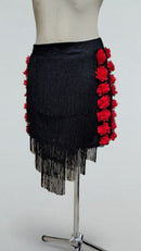 latin skirt with flowers