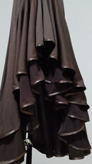 long brown dance skirt