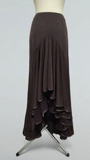 long brown dance skirt