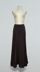 long brown dance skirt
