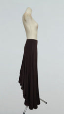 long brown dance skirt