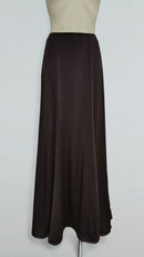 long brown dance skirt