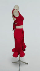 back tie dance top