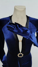 dance dress with gloves