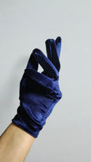 velvet gloves