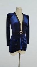 dance dress with gloves