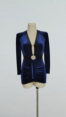 dance dress with gloves