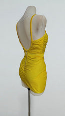 yellow ballroom showcase dress