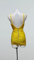 yellow ballroom showcase dress