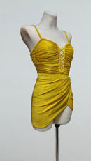 yellow ballroom showcase dress