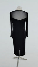 black velvet tango dress